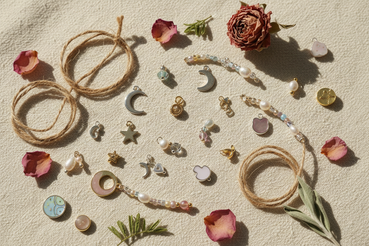 Metal & Bead Jewelry Charms